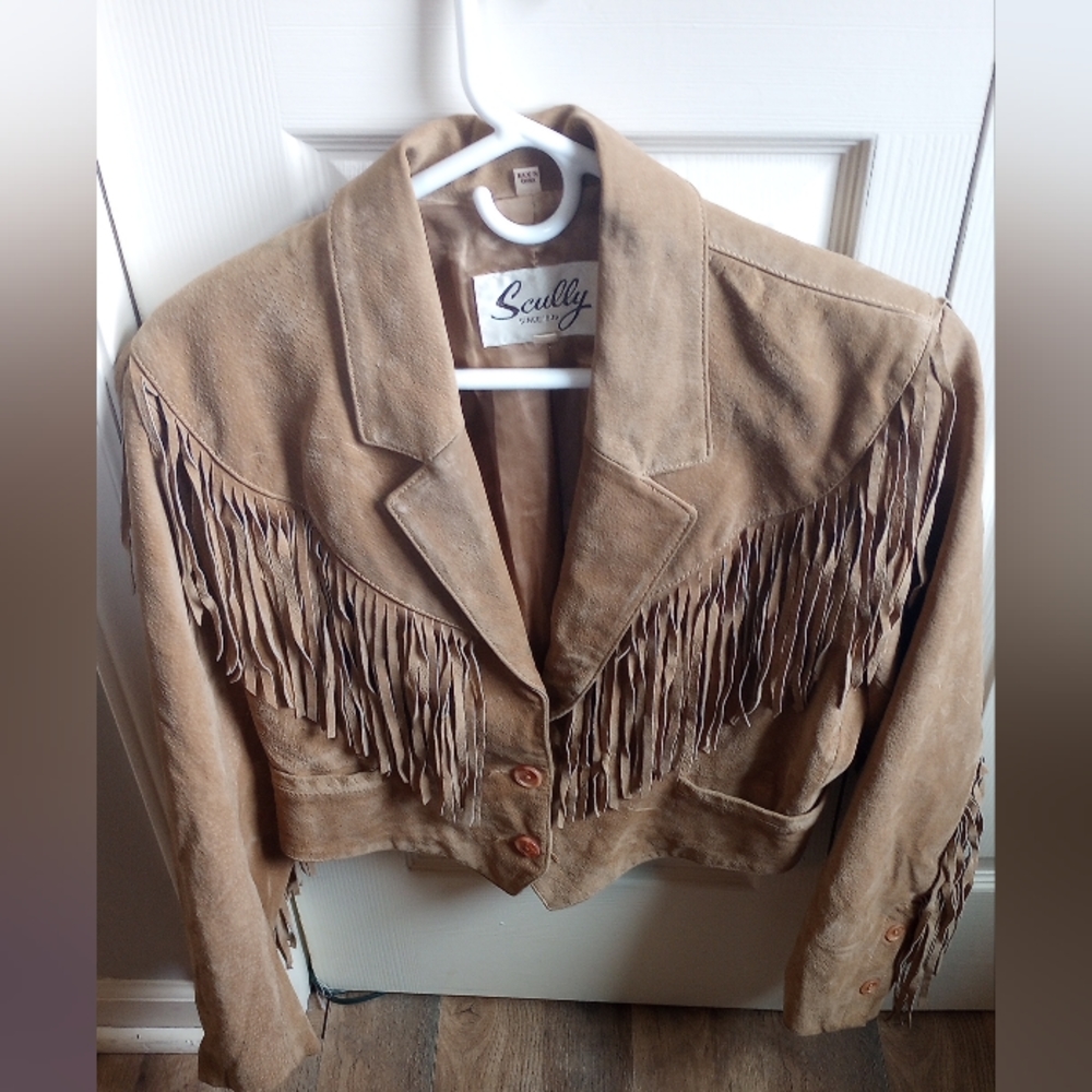 Scully genuine leather jacket size 8